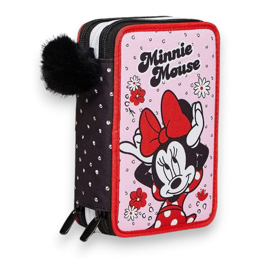 Picture of SEVEN 3 ZIP MINNIE MOUSE FILLED PENCIL CASE